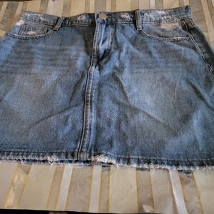 Boohoo.com denim skirt